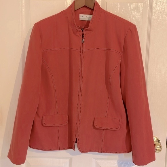Alfred Dunner Portobello Road Jacket 12 Rose, Size 16P - Picture 1 of 7